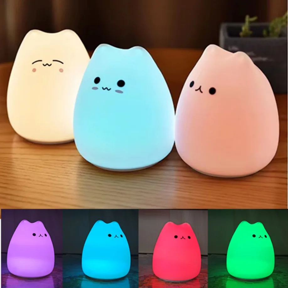 LED Night Light Cat Lamp